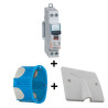 LEGRAND - Lot Disjoncteur DNX3 32A + Cache SIB 32A + boîte BBC - plaque de cuisson - Réf. : 406777+11032+38640