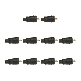 Legrand - Fiche 2P+T 16A - caout - IP44 / IK08 - sortie droite - Réf. : 050445x10