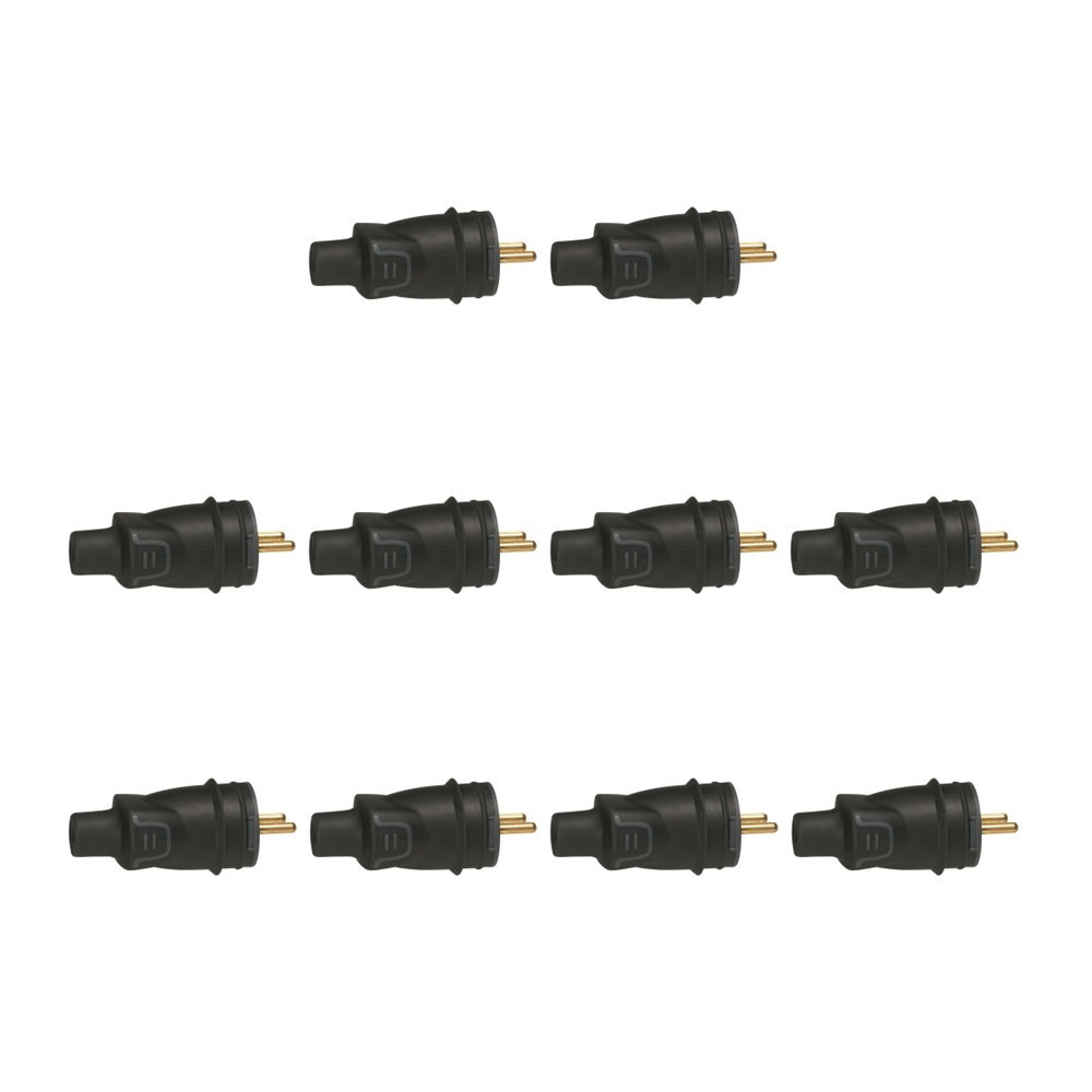 Legrand - Fiche 2P+T 16A - caout - IP44 / IK08 - sortie droite - Réf. : 050445x10