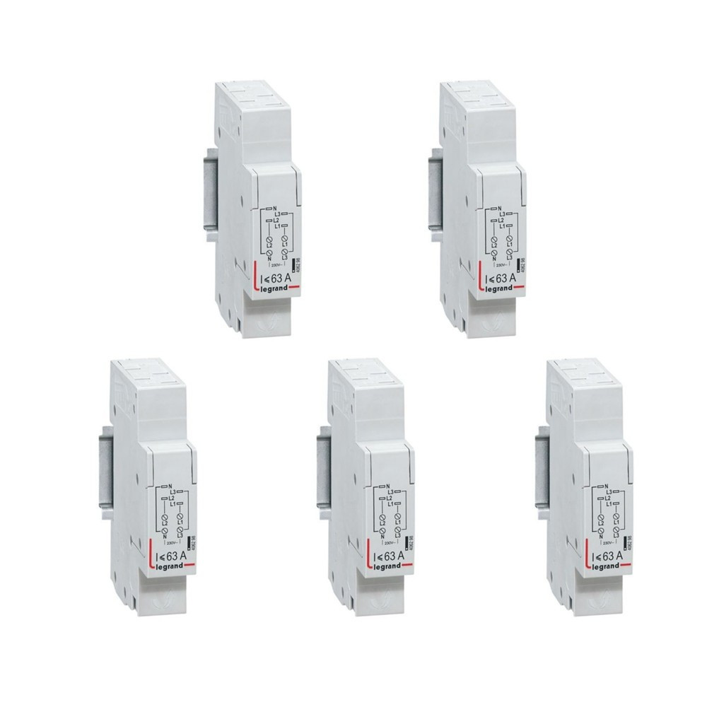 LEGRAND - LOT de 5 Modules de raccordement tétrapolaire - Réf. : 406298X5