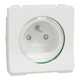 Schneider - Mureva Styl - LOT de 10 Prises 2P+T - Connexion auto - Composable  - IP55/IK08 - Blanc - Ref. : Ref. : MUR39133