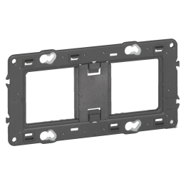 Legrand - Support 2 postes (4M) - Mosaic/Céliane - Fixation VIS - 2 x 2 modules - Réf : 080252