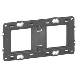 Legrand - Support 2 postes (4M) - Mosaic/Céliane - Fixation VIS - 2 x 2 modules - Réf : 080252