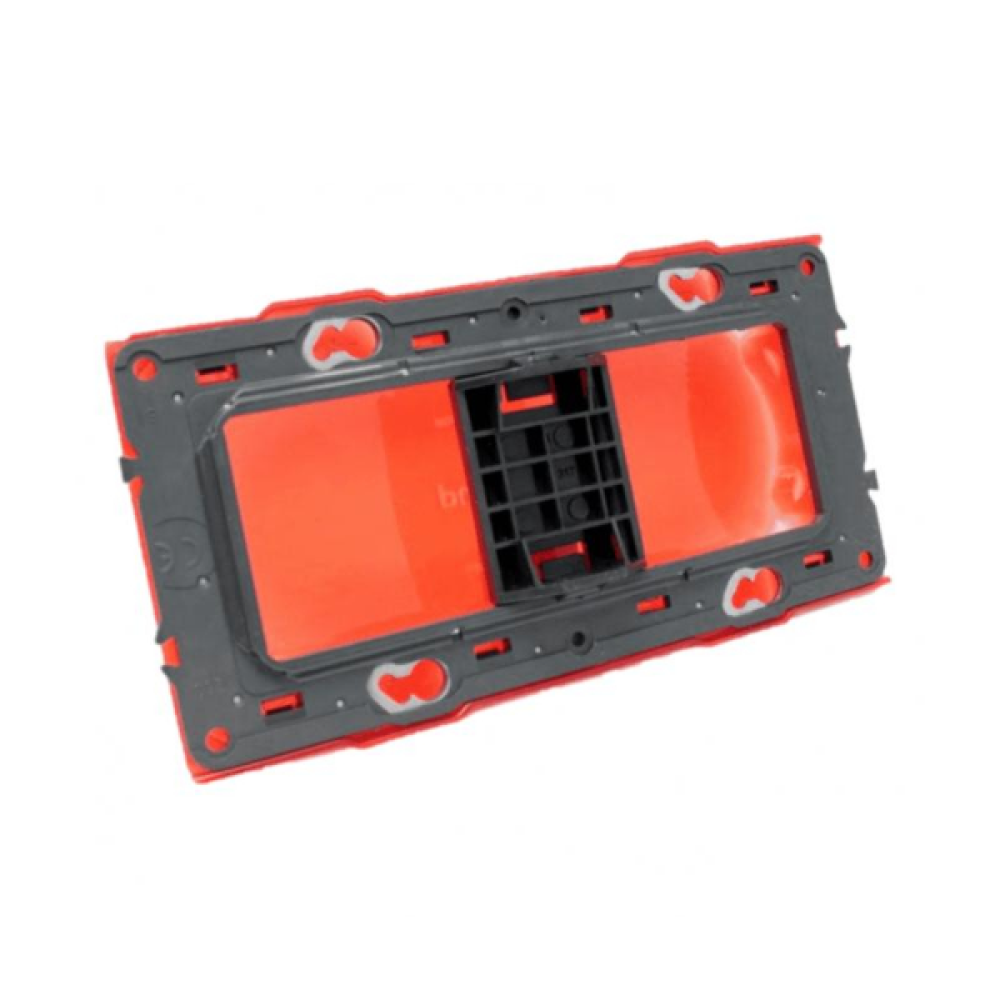 Legrand - Support 2 postes (4M) - Mosaic/Célaine - Fixation VIS - 2 x 2 modules - Réf. : 080252x10