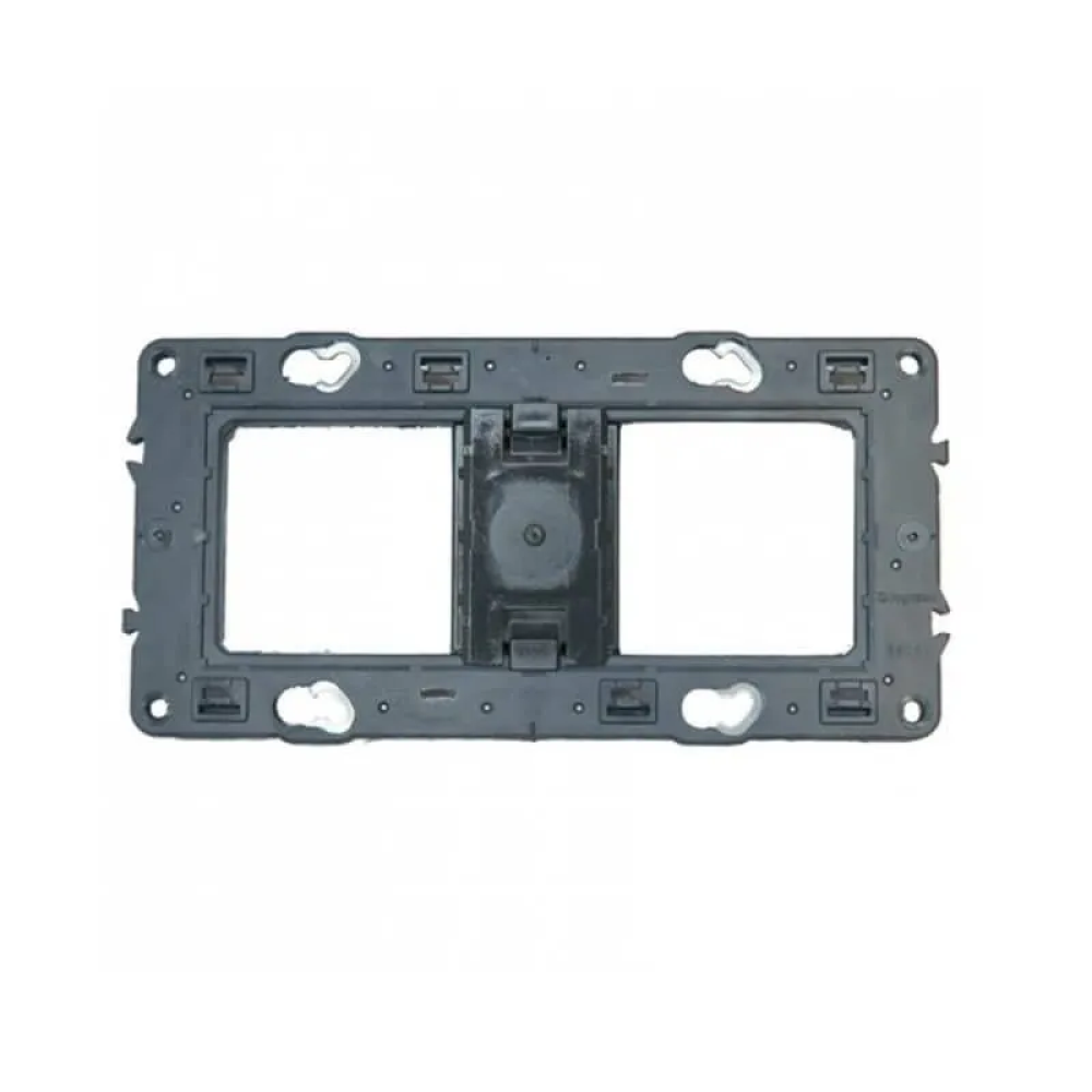 Legrand - Support 2 postes (4M) - Mosaic/Célaine - Fixation VIS - 2 x 2 modules - Réf. : 080252x10