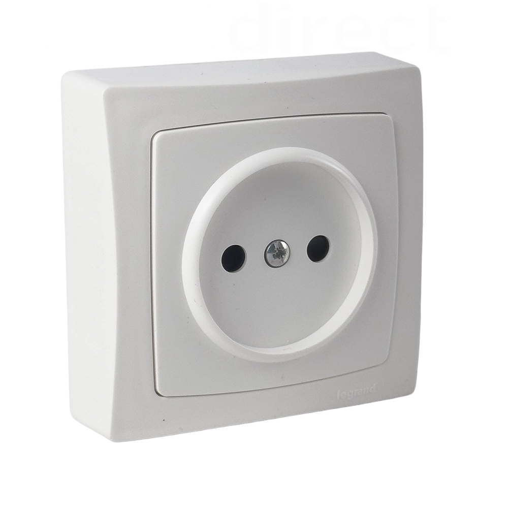 Legrand - Oteo - Prise de courant 2P 16A 230V - Blanc - Ref : 086022L