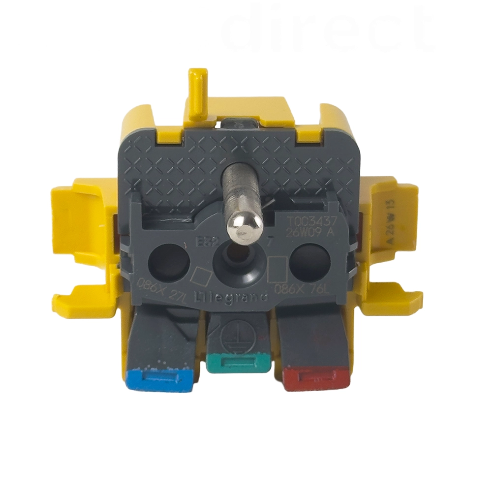 Legrand - Oteo - Prise 2P+T 16A 230V - Blanc - Ref. : 086027Lx10
