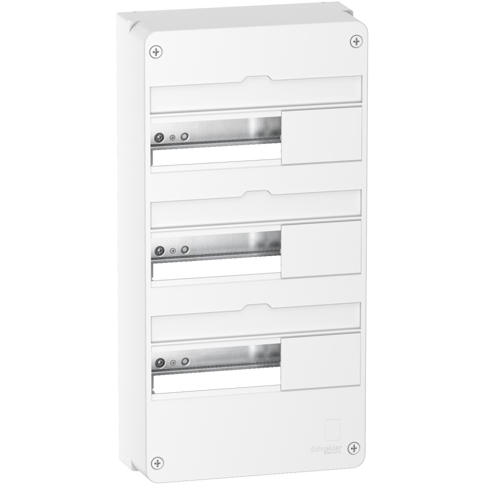 Schneider - Resi9 - Coffret 13M - 3R + Bornier 3 Phases+Neutre - Réf. : R9H13403+R9H13411P