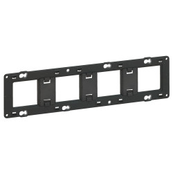 Legrand - Support 4 postes (8M) - Mosaic/Céliane - Fixation VIS - 4 x 2 modules - Réf : 080254
