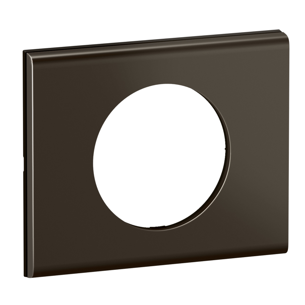 Legrand - Céliane 2024 - Plaque de finition Nickel sombre satiné - 1 poste - Réf : CP2201