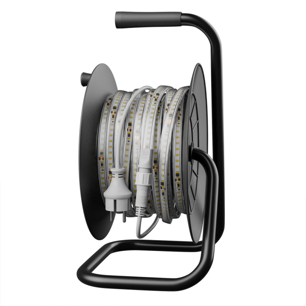 Spectrum - Bande LED en rouleau de 25m - 600lm/m - 8W/m - 230V - Réf : WOJ+17006_ROLL