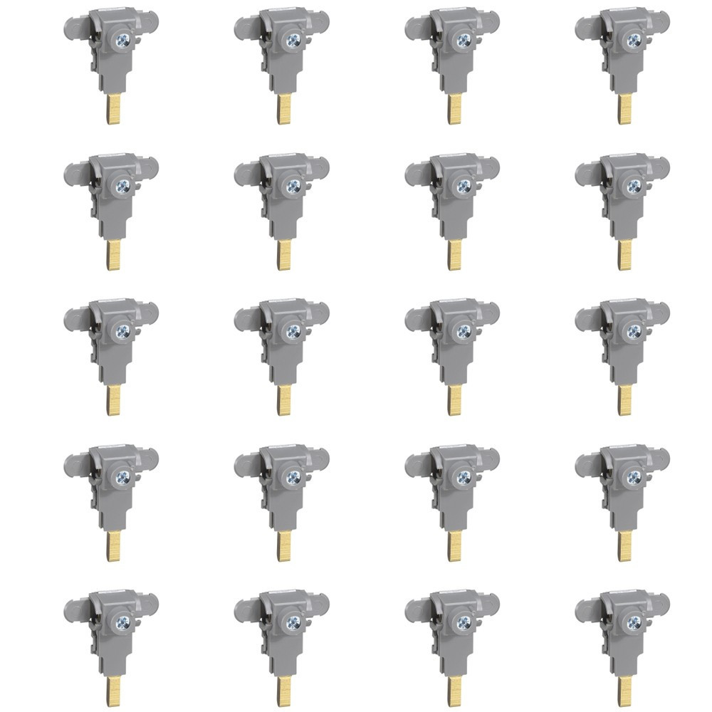Legrand - LOT de 20 Bornes de raccordement pour peigne tétrapolaire à vis - Réf. :405208X20