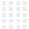 Legrand - Batibox - LOT de 20 Couvercles universel 80 x 80 - Pour boîte 1 Poste - Carré - Blanc - Réf. : 089281x20
