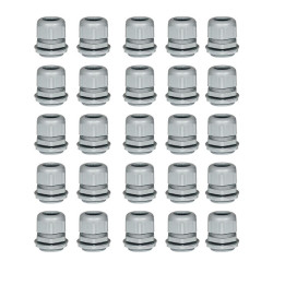 LEGRAND - LOT de 25 Presse-étoupe plastique - IP68 - ISO 16 - RAL 7001 - Réf. : 098001x25