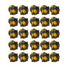 Legrand - Écobatibox - LOT de 25 Boîtes d'encastrement 1 poste - BBC - Profondeur 50mm - D.67mm - Réf. : 080031Lx25