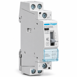 Hager - Contacteur Silencieux JN 25A - 2F - 230V - Réf : ETC225S