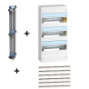 Legrand - DRIVIA - Coffret 3 rangées - 13 modules + Peigne V et H - Ref. : 401213+405001+404926x6