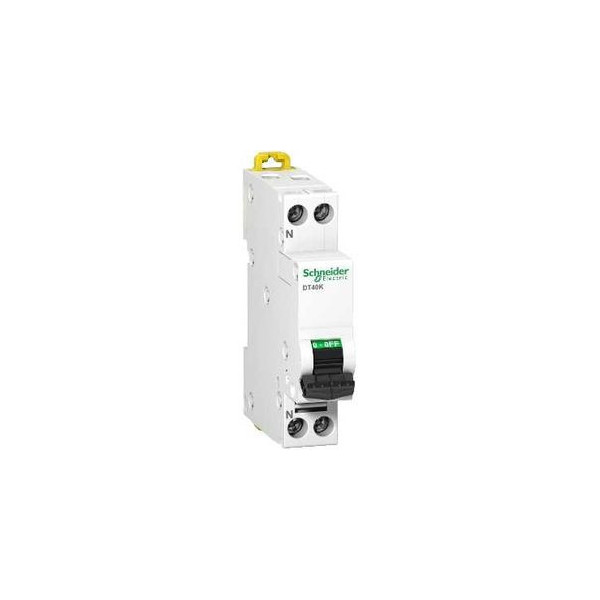SCHNEIDER - Acti9 iDT40K - disjoncteur modulaire - 1P+N - 25A - courbe C - 4500A/4,5kA - A9P71625