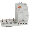 Legrand - Bloc Diff - 63A - 300mA - Type AC - 4 Pôles - Pour disjoncteur DX³ 1 mod/pôle - Départ Bas Vis - Réf : 410512