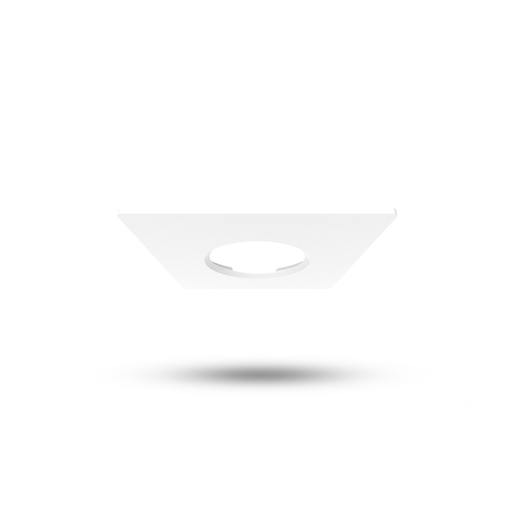 Miidex - Collerette carrée blanc pour spot référence 101129 - Réf : 100276