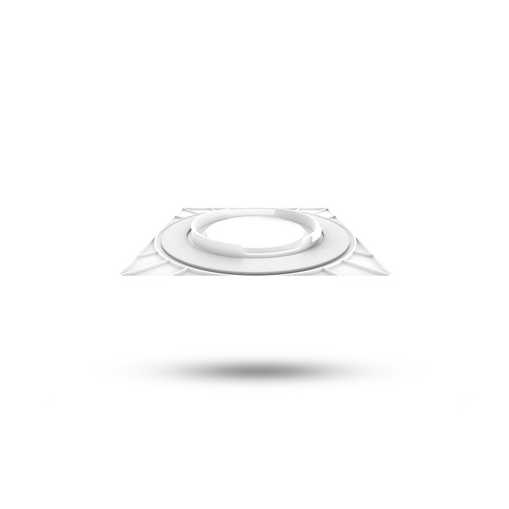 Miidex - Collerette carrée blanc pour spot référence 101129 - Réf : 100276
