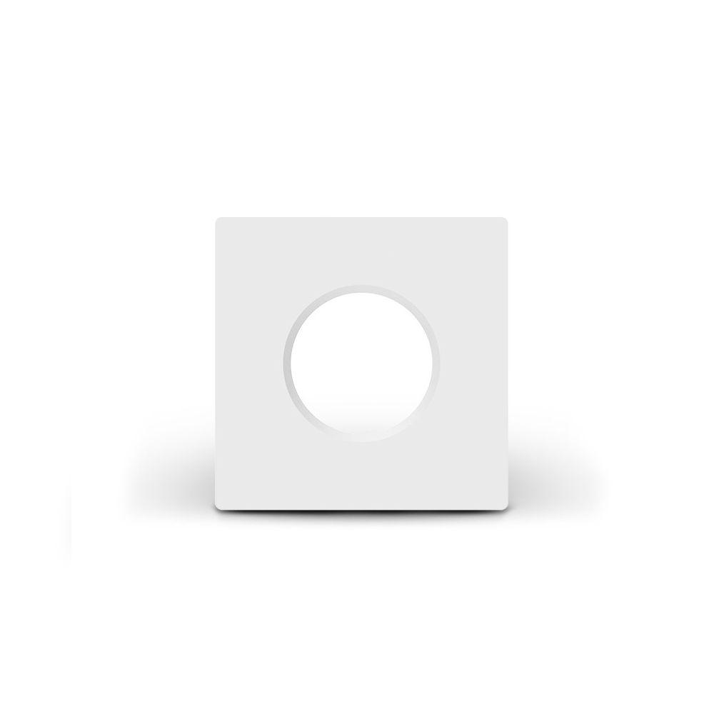 Miidex - Collerette carrée blanc pour spot référence 101129 - Réf : 100276