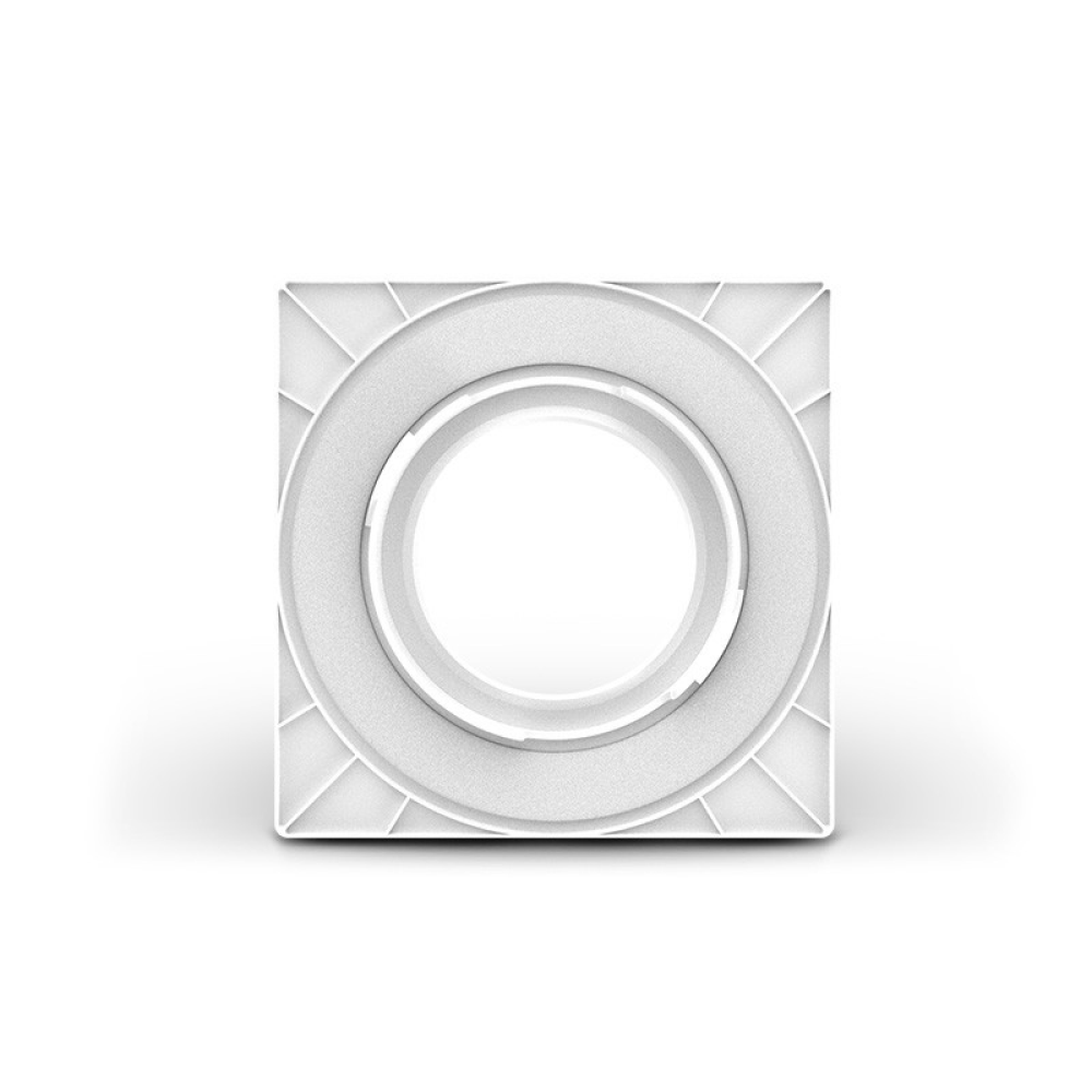 Miidex - Collerette carrée blanc pour spot référence 101129 - Réf : 100276