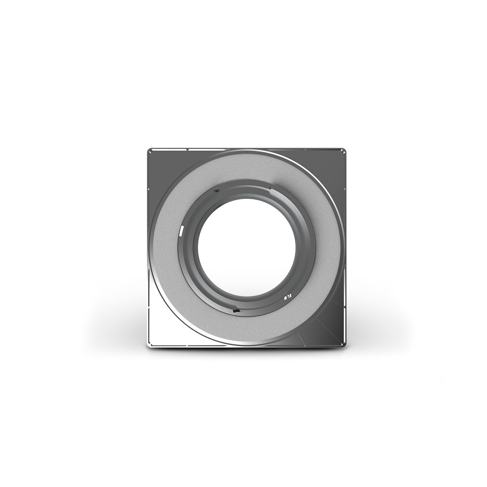 Miidex - Collerette carrée aluminium pour spot référence 101129 - Réf : 100277