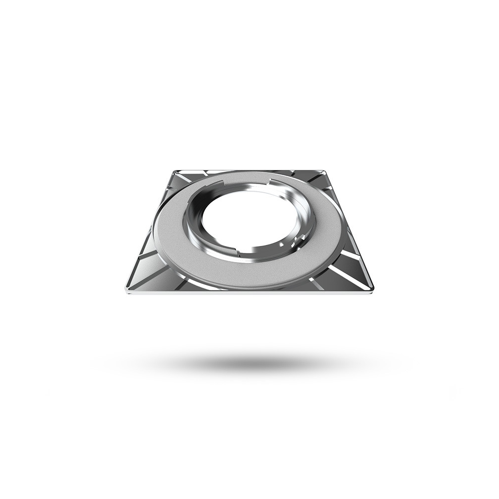 Miidex - Collerette carrée aluminium pour spot référence 101129 - Réf : 100277