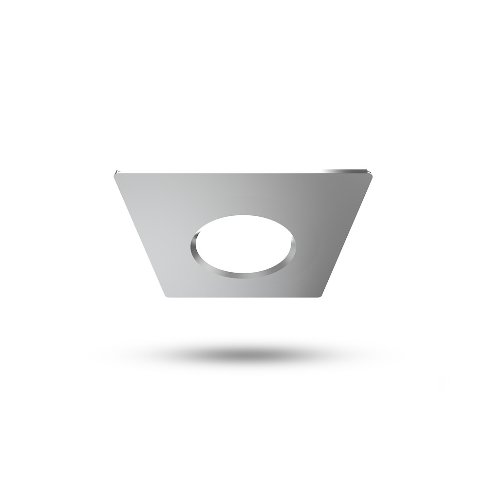 Miidex - Collerette carrée aluminium pour spot référence 101129 - Réf : 100277