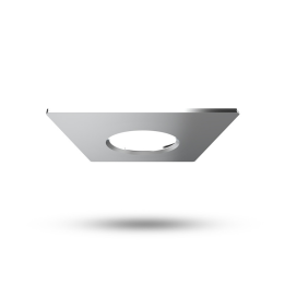 Miidex - Collerette carrée aluminium pour spot référence 101129 - Réf : 100277