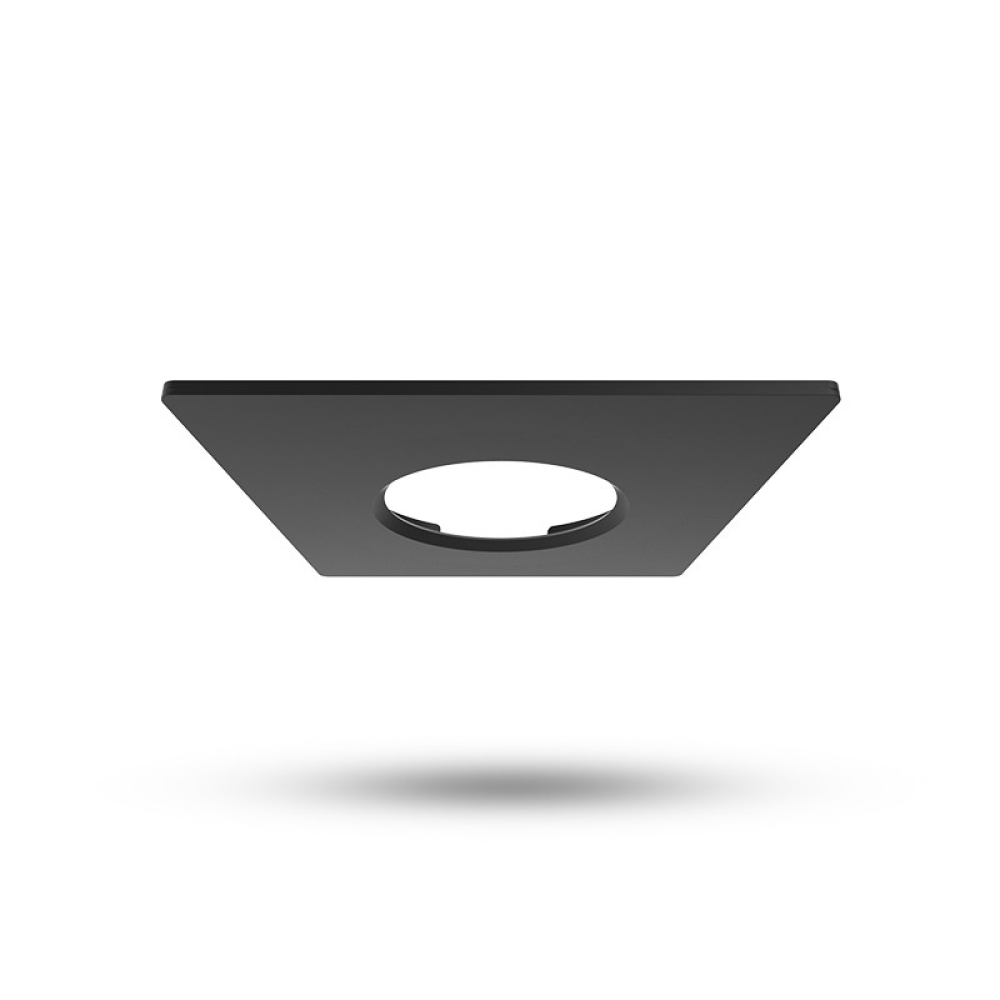 Miidex - Collerette carrée noir pour spot référence 101129 - Réf : 100278