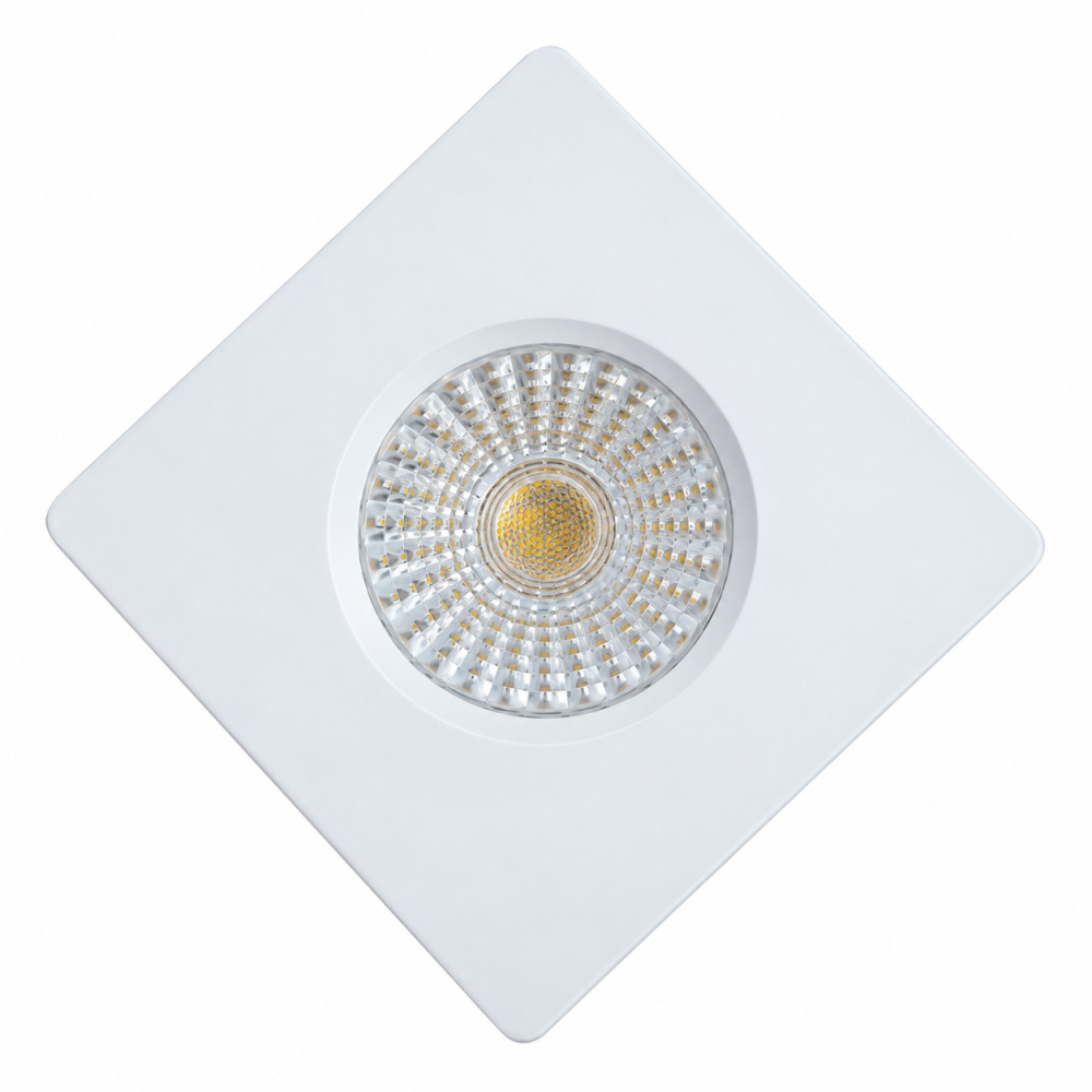 Miidex - Spot LED Ø68 Dimmable blanc - Fixe - 6W - IP65 - CCT - BBC - Angle 60° - 2700 / 3000 / 4000°K - Réf : 101129