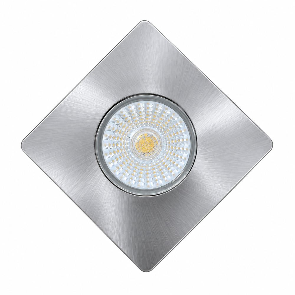 Miidex - Spot LED Ø68 Dimmable aluminium - fixe - 6W - IP65 - CCT - BBC - Angle 60° - 2700 / 3000 / 4000°K - Réf : LOT3484