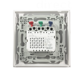 Schneider - Odace 2025 - Prise 2P+T affleurante avec USB-C + Plaque de finition - Blanc craie - Réf : S920042-P