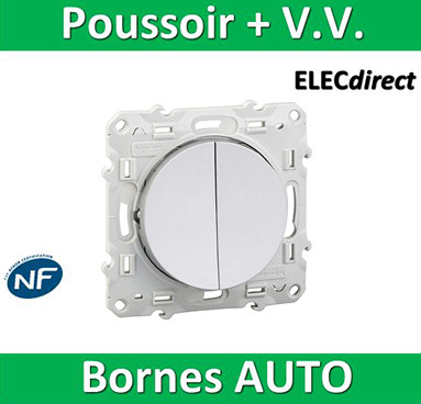 Schneider Odace - LOT PROS - Prise de courant - 2P+T 16A - 250V -  s520059x10 - ELECdirect Vente Matériel Électrique