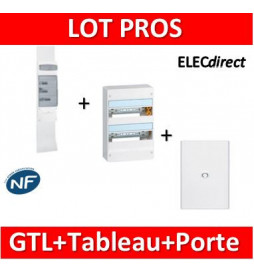 Legrand - Kit GTL 13M complet + tableau 26M + porte - 030037+401212+401332