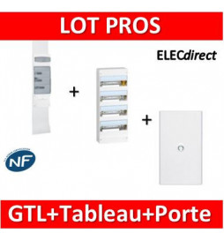 Legrand - Kit GTL 13M complet + tableau 52M + porte - 030037+401214+401334