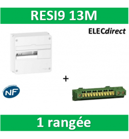 Schneider - Resi9 - coffret 13M - 1R - R9H13401