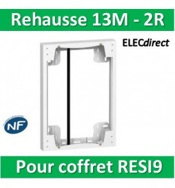 SCHNEIDER - Rehausse pour coffret RESI9 13M - 2R - R9H10759