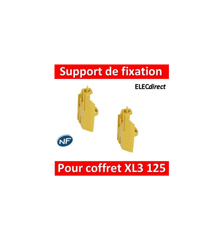 Legrand - Support de fixation pour borniers (jeu de 2) - pour coffrets XL³  125 - 401857 - ELECdirect Vente Matériel Électrique