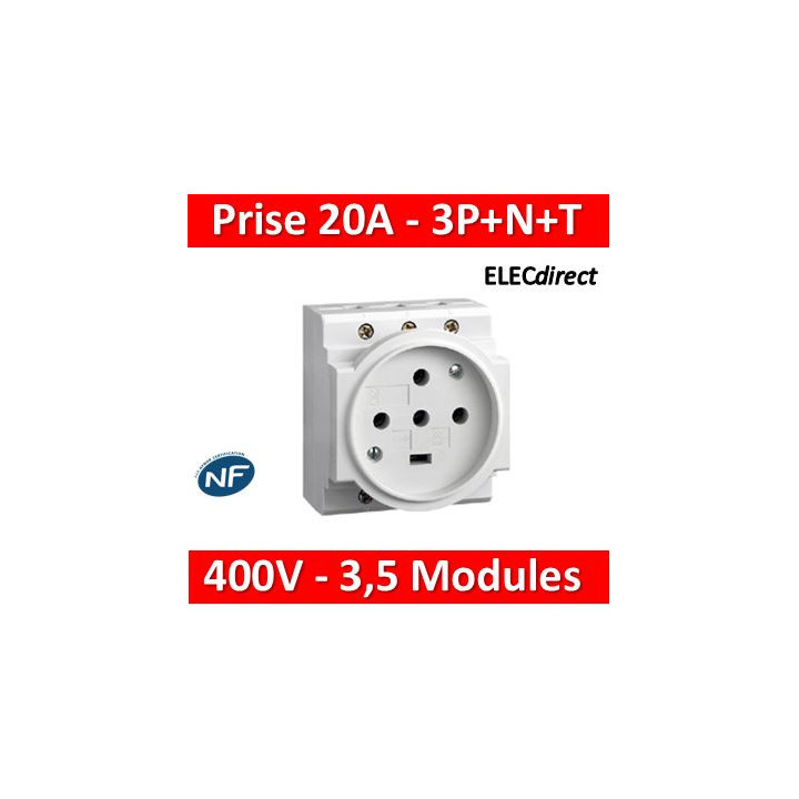 Legrand - PC 3P+N+T - 20A 400V  à  Eclips Modulaire - 004292