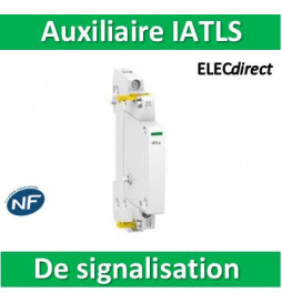 Schneider - Auxiliaire de signalisation 24...240VCA pour Télérupteur ITL - Acti9 IATLS - A9C15405