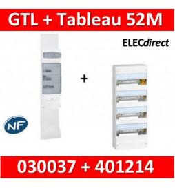 Legrand - Kit GTL 13M complet + tableau 52M - 030037+401214