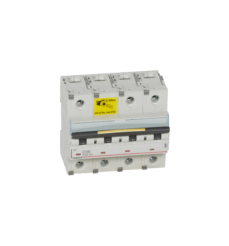 LUOXUEFEI Disjoncteur Differentiel Disjoncteur 4P C63A 80A 100A 125A Disjoncteur