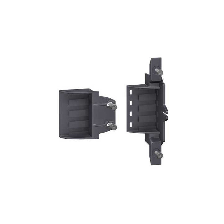Schneider - Pragma - kit support de bornier latéral - 4 blocs de large - avec supports - PRA90053