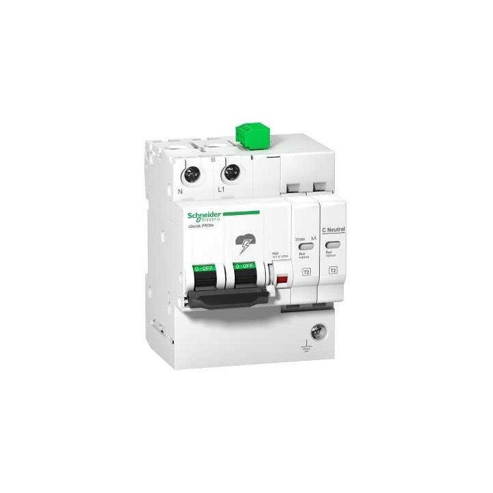 Schneider - Acti9, iQuick PRD40r parafoudre 1P+N avec report signalisation - A9L16292