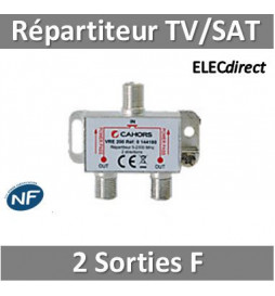 Répartiteur TV 1 vers 2 voies - Achat/Vente MDC 830271