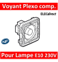 LEGRAND - Voyant  Plexo composable gris/blanc - pour lampe E10 - 230 V - 069583