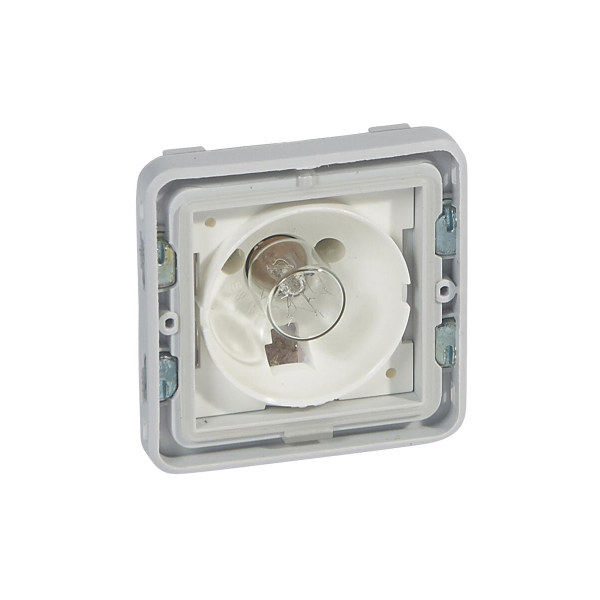 LEGRAND - Voyant  Plexo composable gris/blanc - pour lampe E10 - 230 V - 069583